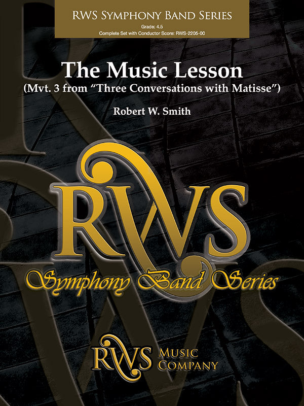 The Music Lesson - Mvt. 3 from <i>Three Conversations with Matisse</i>: Oboe Sheet Music Preview