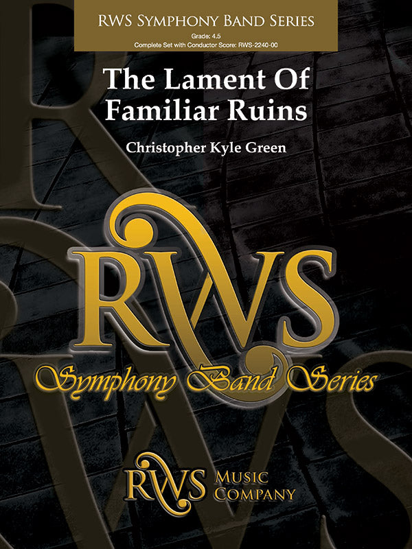 The Lament of Familiar Ruins: 3rd Percussion Sheet Music Preview