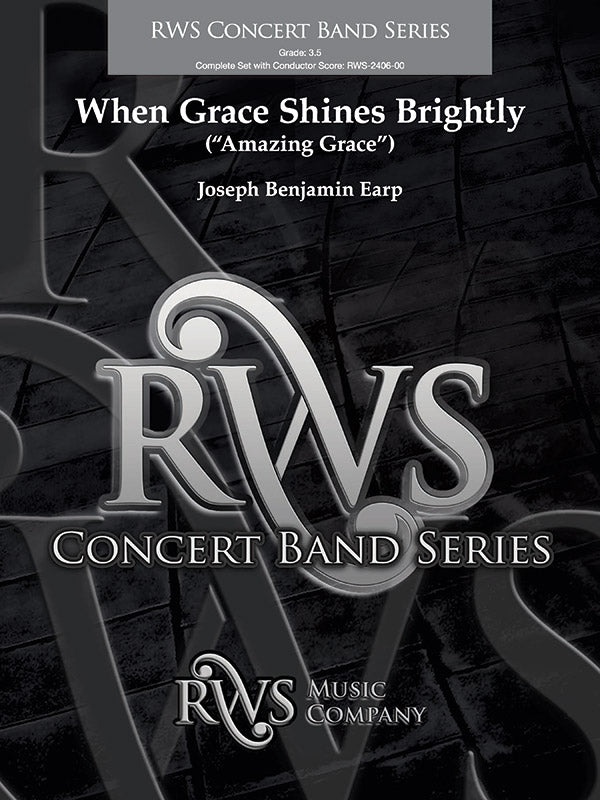 When Grace Shines Brightly - ("Amazing Grace"): 1st B-flat Clarinet Sheet Music Preview