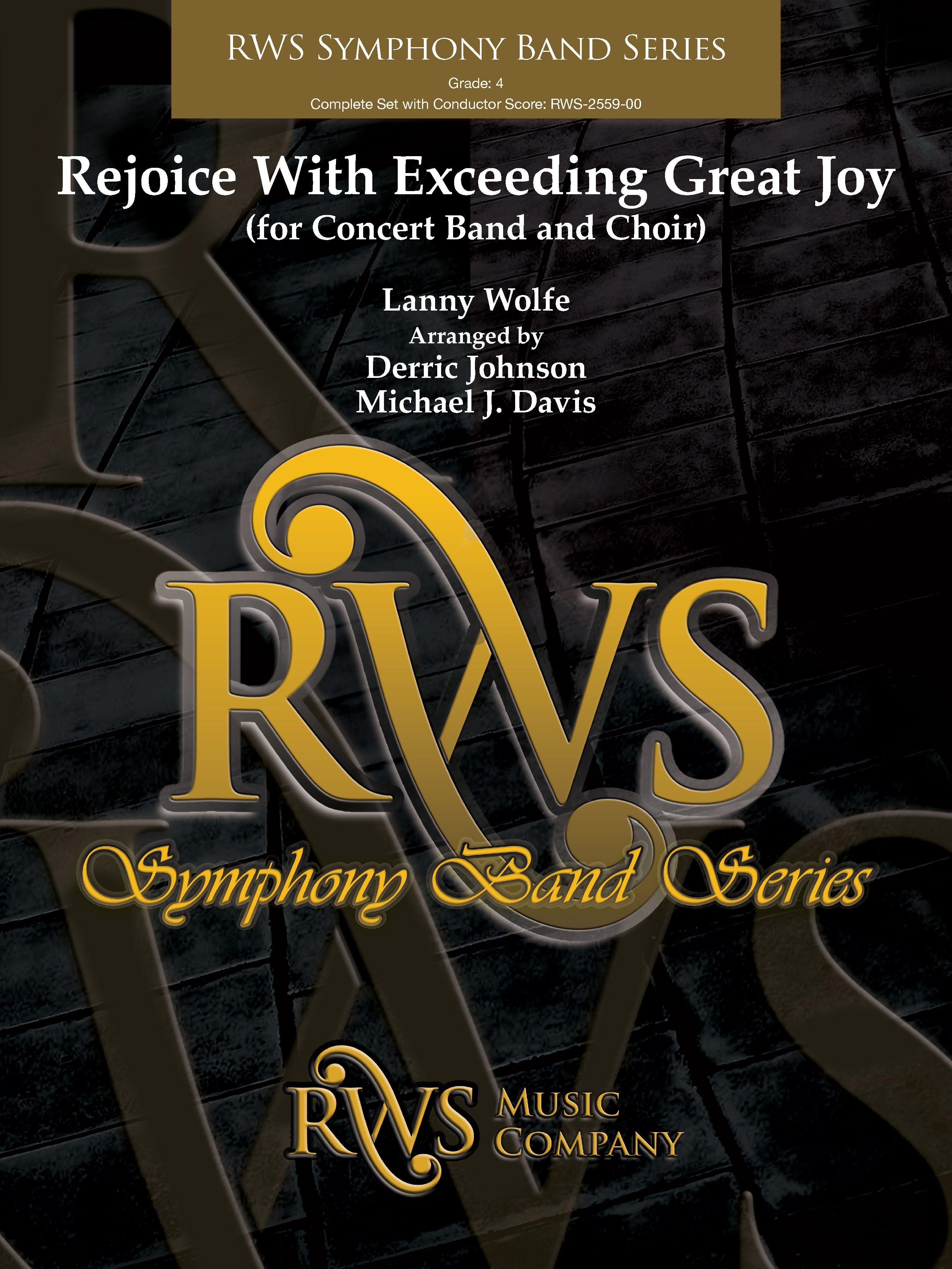 Rejoice With Exceeding Great Joy (for Concert Band and Choir): 3rd & 4th F Horn Sheet Music Preview
