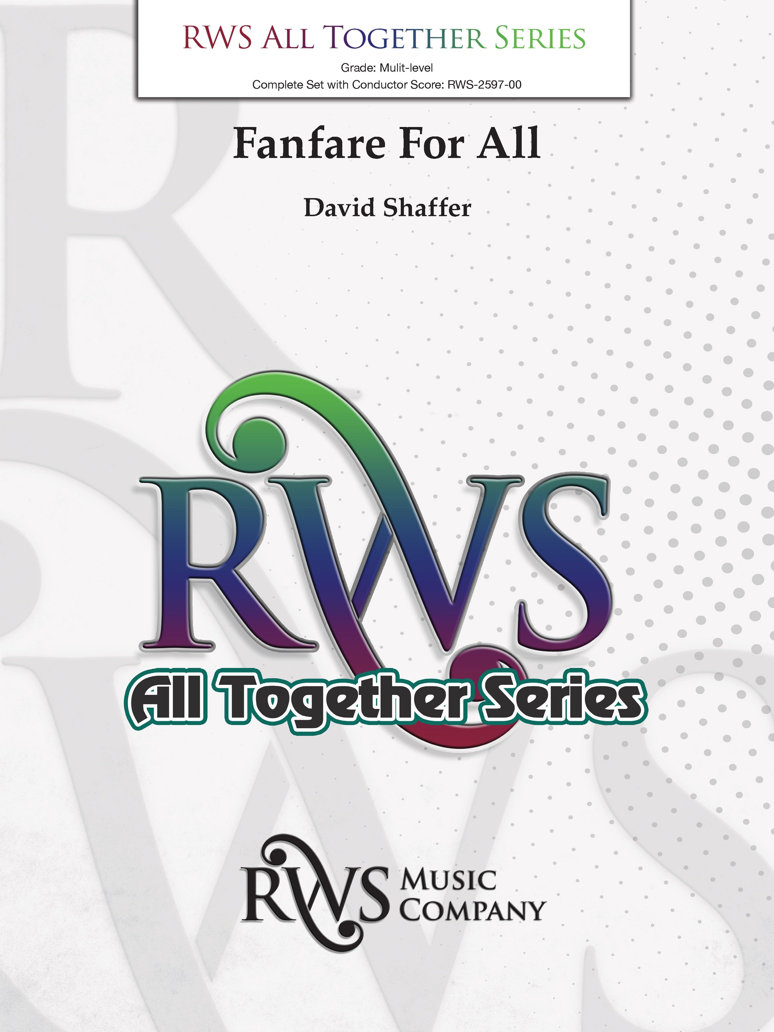 Fanfare For All: Alto Saxophone B Sheet Music Preview