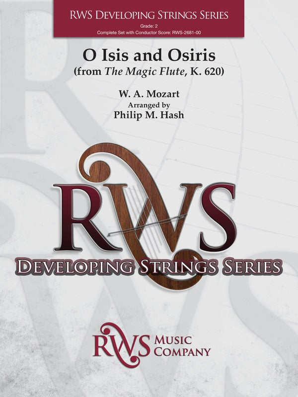 O Isis and Osiris: Viola Sheet Music Preview