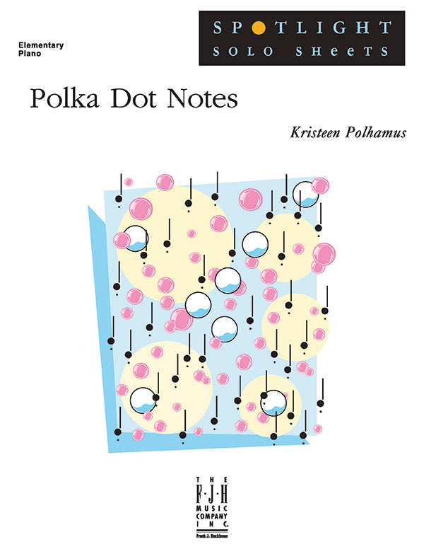 Polka Dot Notes Sheet Music Preview