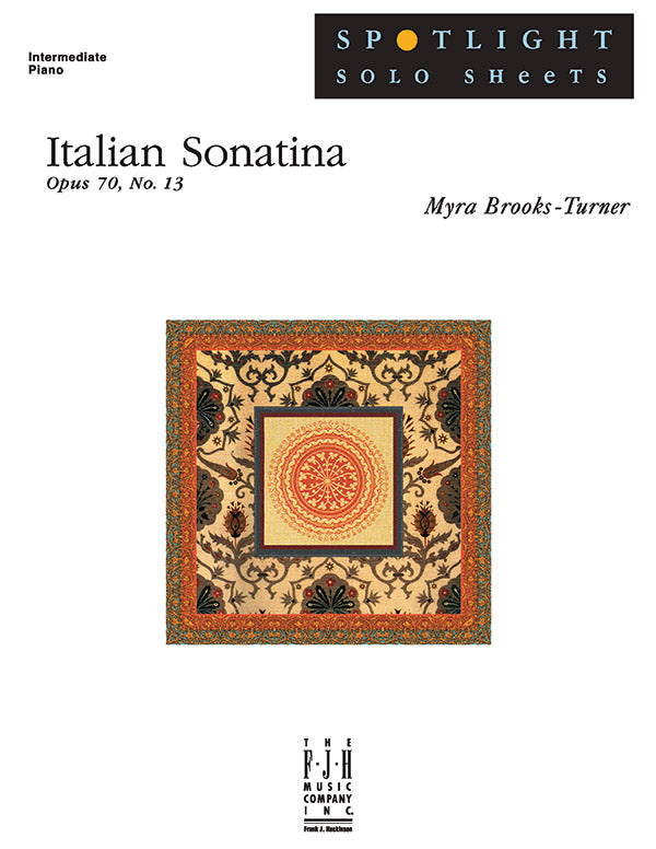 Italian Sonatina, Op. 70, No. 13 Sheet Music Preview
