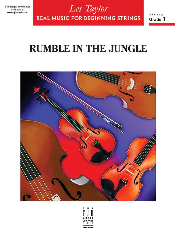 Rumble in the Jungle Sheet Music Preview