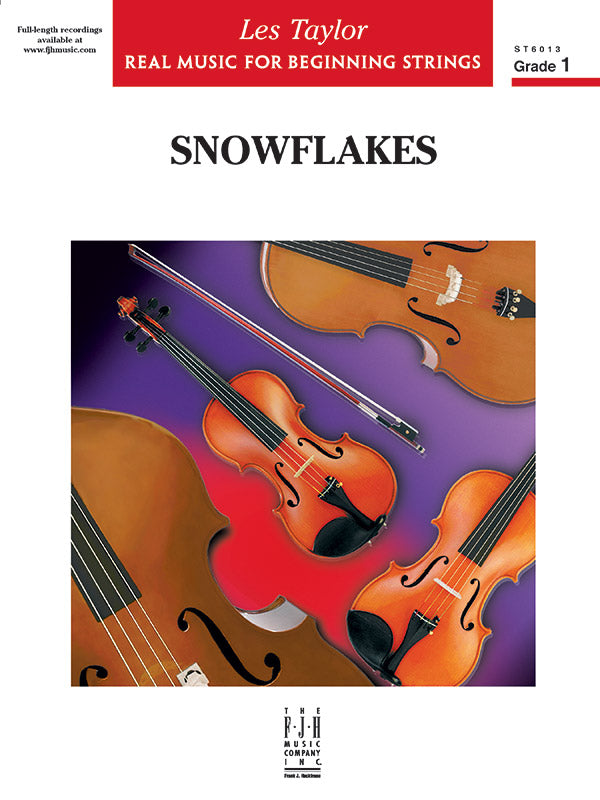 Snowflakes: Double Bass Sheet Music Preview