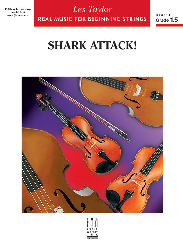 Shark Attack!: Violin 2 Sheet Music Preview