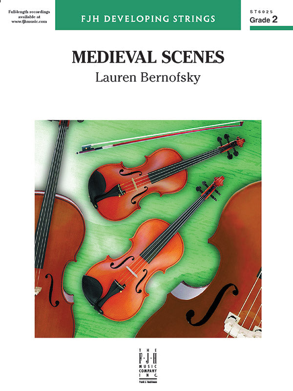 Medieval Scenes: Violoncello Sheet Music Preview