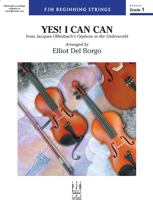 Yes! I Can Can: Viola Sheet Music Preview