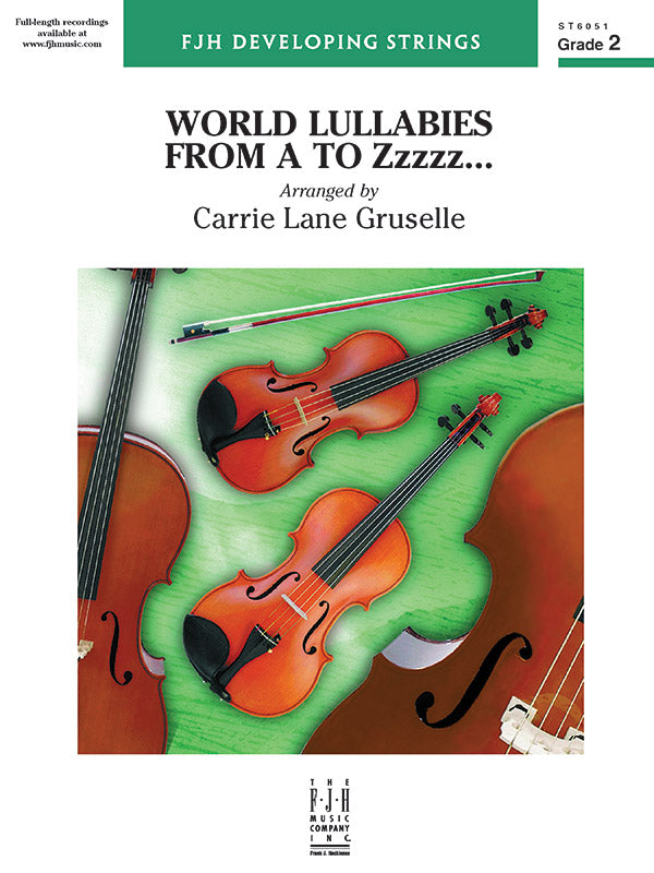 World Lullabies from A to Zzzzz...: Viola Sheet Music Preview