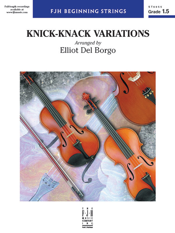 Knick-Knack Variations: Violin 2 (Viola) Sheet Music Preview