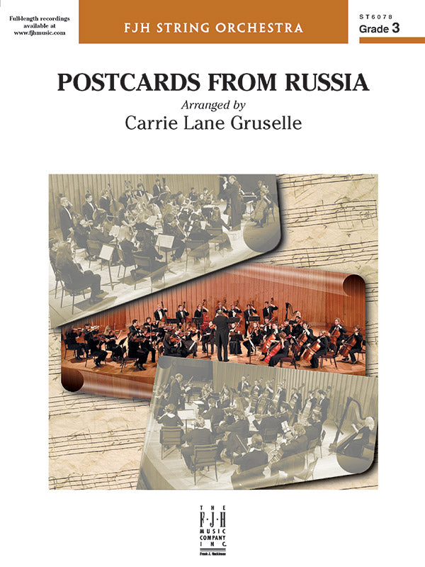 Postcards from Russia: Double Bass Sheet Music Preview