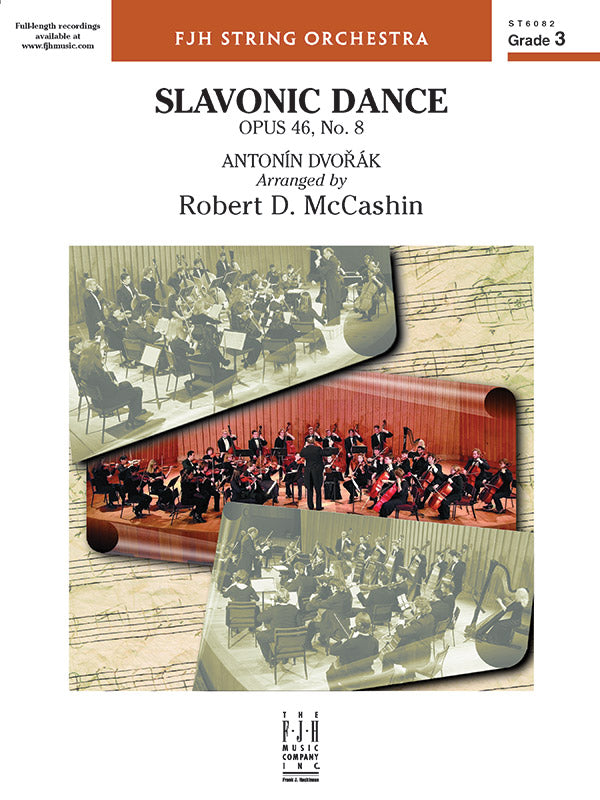 Slavonic Dance, Opus 46, No. 8: Score Sheet Music Preview
