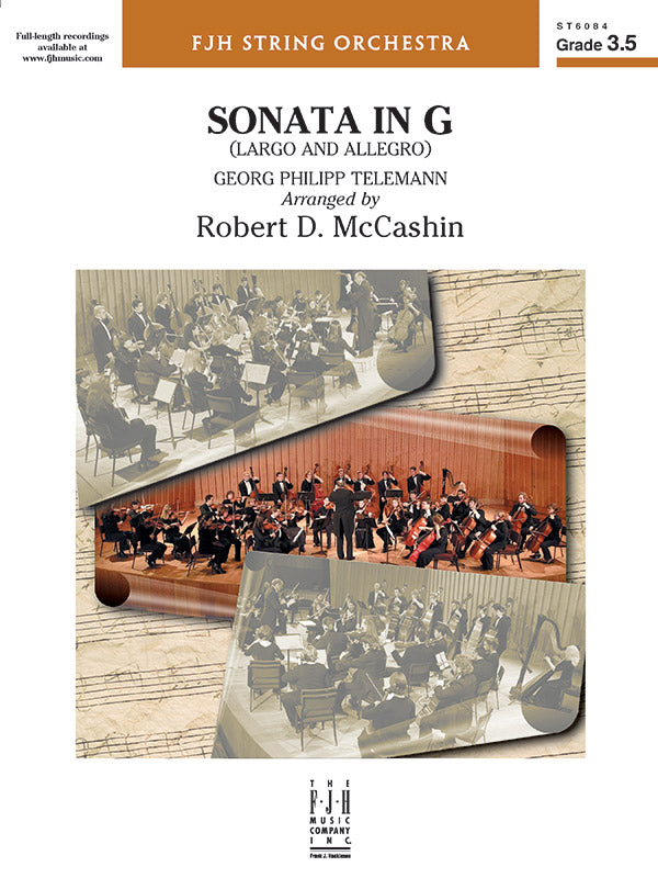 Sonata in G: Double Bass Sheet Music Preview