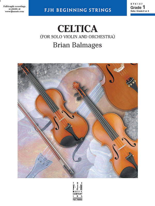 Celtica (for Solo Violin and String Orchestra): Violin 3 (Viola T.C.) Sheet Music Preview