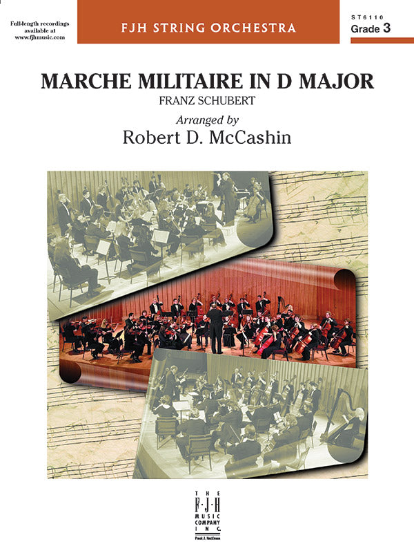 Marche Militaire in D Major: Double Bass Sheet Music Preview
