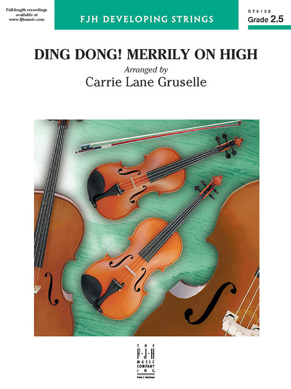 Ding Dong! Merrily on High: Double Bass Sheet Music Preview