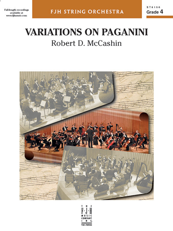 Variations on Paganini: Double Bass Sheet Music Preview