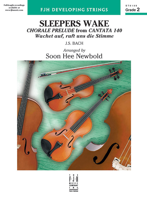 Sleepers Wake (Chorale Prelude from Cantata 140) (Wachet auf, ruft uns die Stimme): Violin 1 Sheet Music Preview