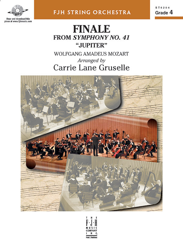 Finale from Symphony No. 41 "Jupiter": Score Sheet Music Preview
