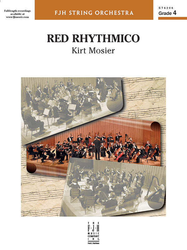 Red Rhythmico: Violin 2 Sheet Music Preview
