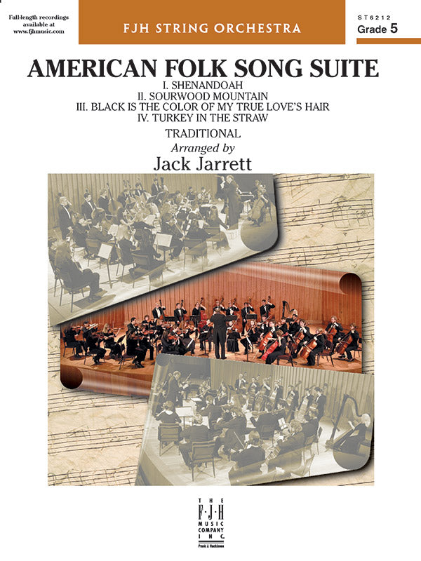 American Folk Song Suite: Score Sheet Music Preview