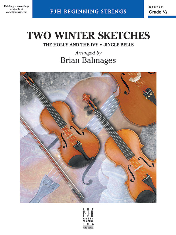 Two Winter Sketches: Violin 1 Sheet Music Preview