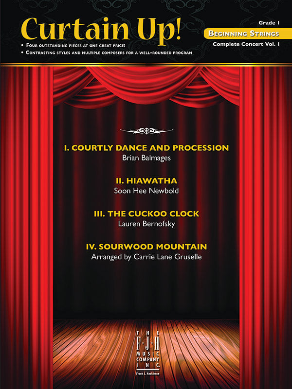 Curtain Up!: Violoncello Sheet Music Preview