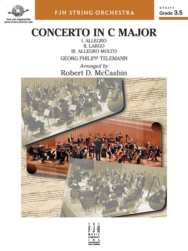 Concerto in C Major: Violin 1 Sheet Music Preview