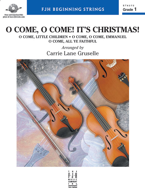 O Come, O Come! It's Christmas!: Violin 1 Sheet Music Preview
