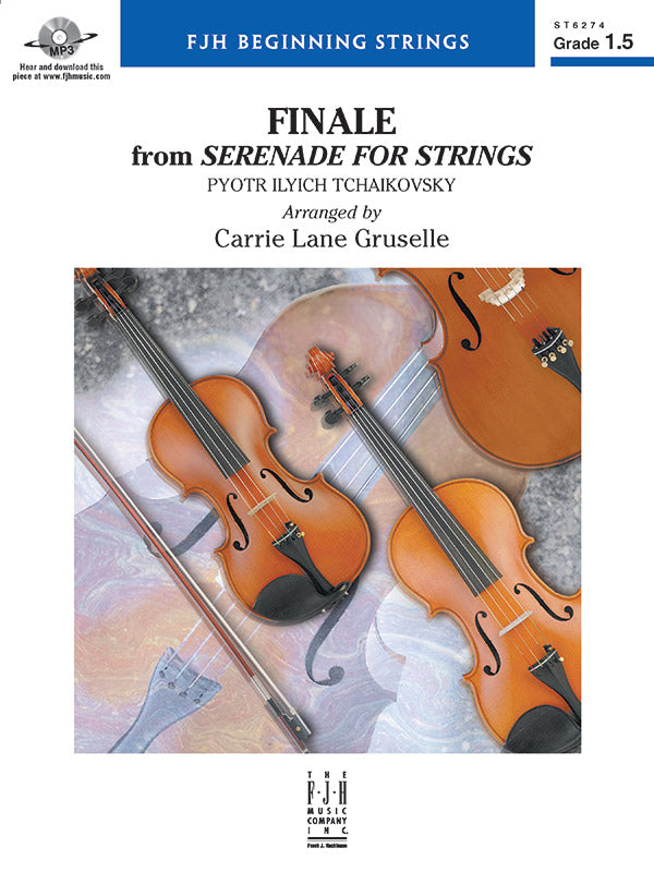 Finale from Serenade for Strings: Violin 1 Sheet Music Preview