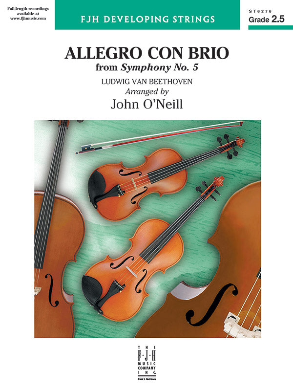 Allegro con brio from Symphony No. 5: Piano Sheet Music Preview