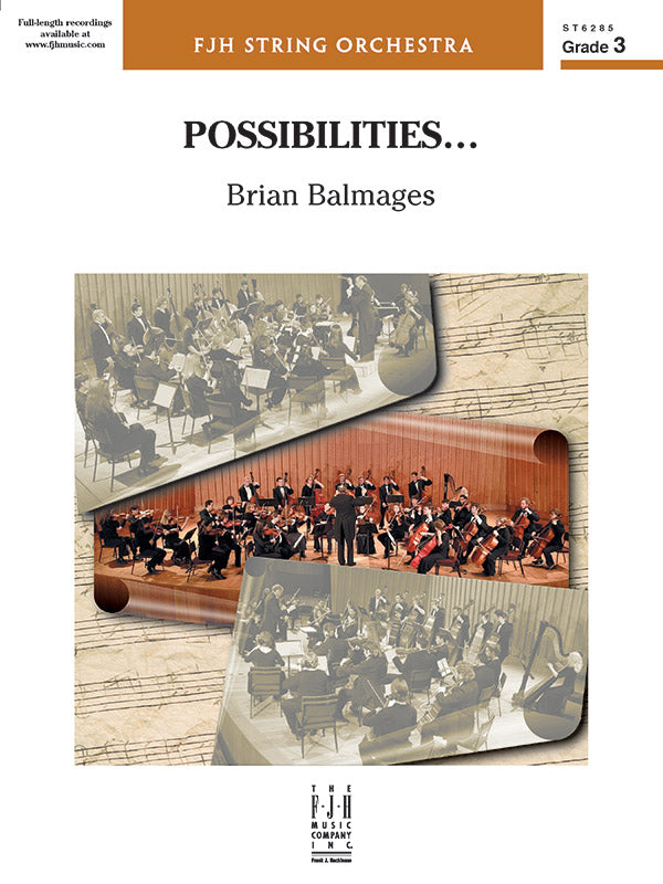 Possibilities...: Score Sheet Music Preview