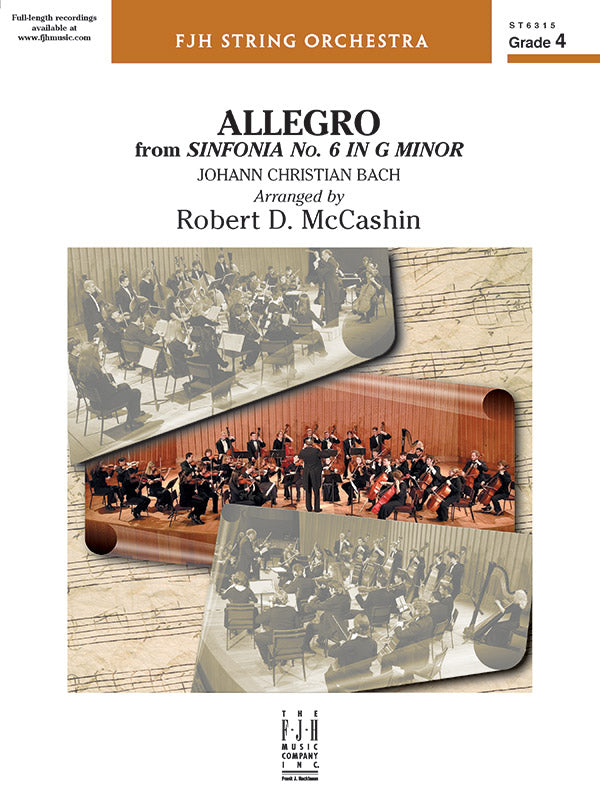 Allegro from Sinfonia No. 6: Violin 2 Sheet Music Preview