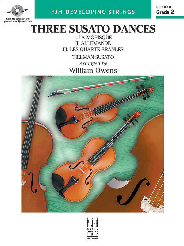 Three Susato Dances: Piano Sheet Music Preview
