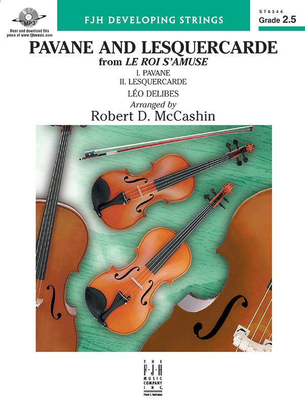 Pavane and Lesquercarde: Violin 3 (Viola T.C.) Sheet Music Preview