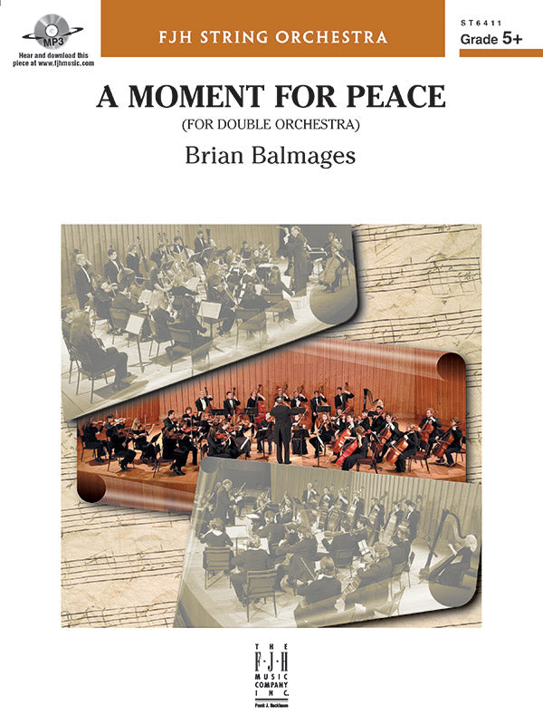 A Moment for Peace: Double Bass (Orchestra 2 – Right) Sheet Music Preview