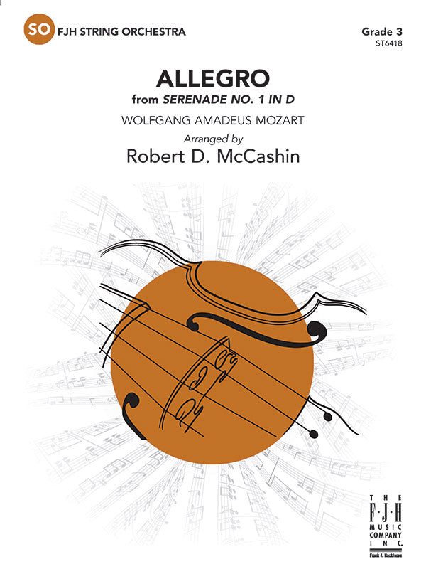Allegro from Serenade No 1 in D: Violin 1 Sheet Music Preview