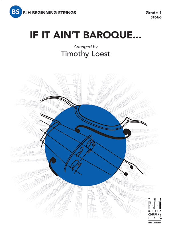 If It Ain't Baroque: Violoncello Sheet Music Preview
