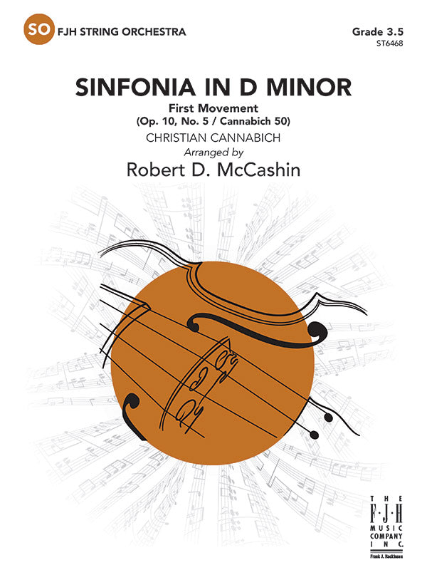 Sinfonia in D Minor: Score Sheet Music Preview