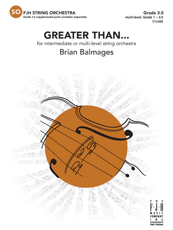 Greater Than...: Score Sheet Music Preview