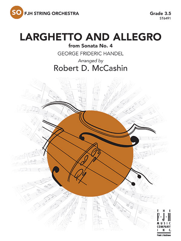 Larghetto and Allegro (from Sonata No. 4): Viola Sheet Music Preview