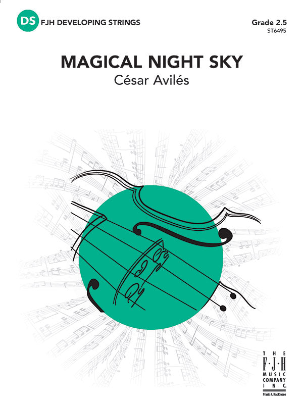 Magical Night Sky: Score Sheet Music Preview