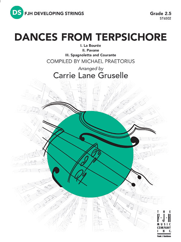 Dances from Terpsichore: Tenor Drum Sheet Music Preview