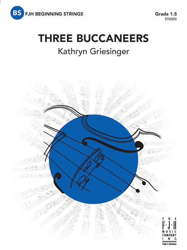 Three Buccaneers: Violin 2 Sheet Music Preview