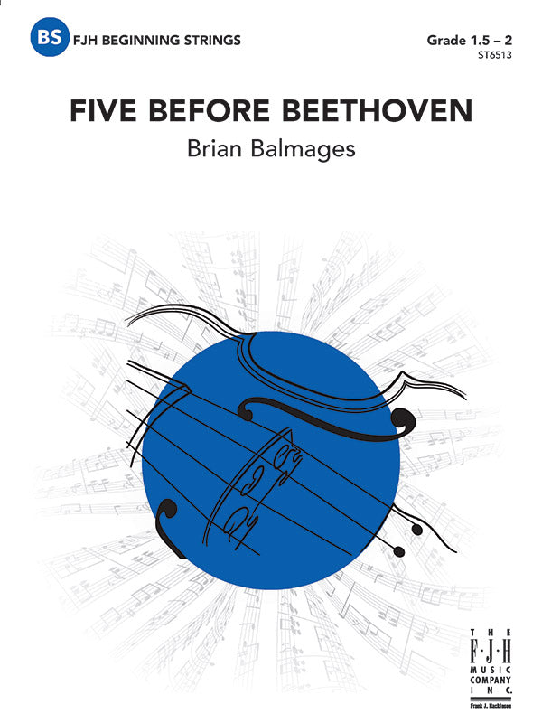 Five Before Beethoven: Piano Sheet Music Preview
