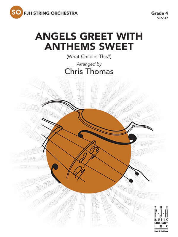 Angels Greet with Anthems Sweet (What Child is This?): Viola Sheet Music Preview