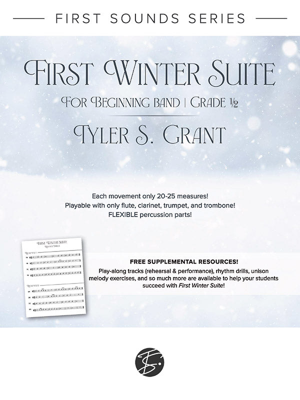 First Winter Suite: Snare Drum Sheet Music Preview