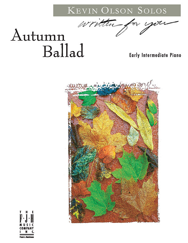 Autumn Ballad Sheet Music Preview