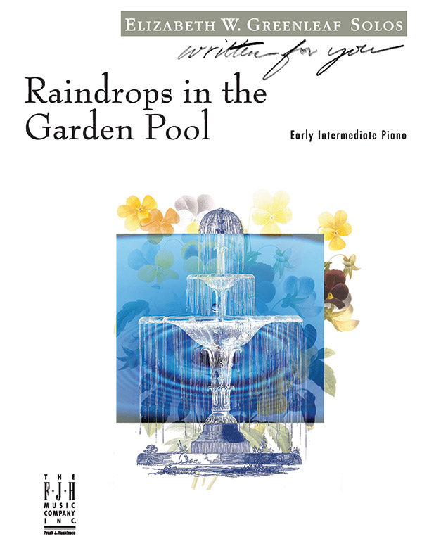 Raindrops in the Garden Pool Cover Image